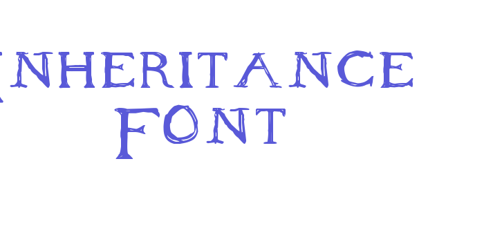 Inheritance Font Font Download