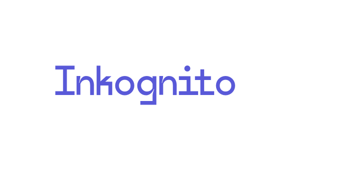 Inkognito Font Download