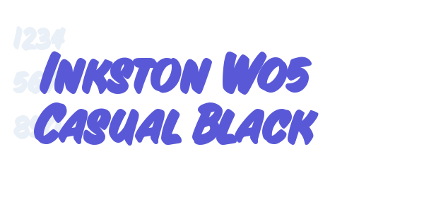 Inkston W05 Casual Black font free