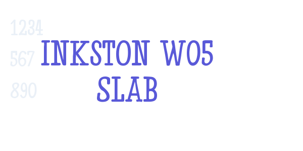 Inkston W05 Slab font free