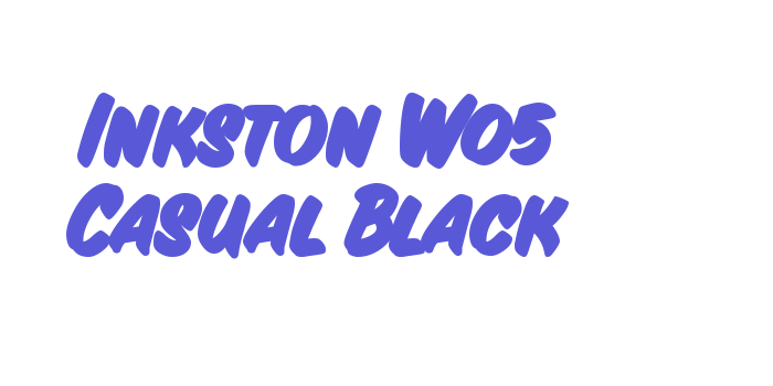 Inkston W05 Casual Black Font Download