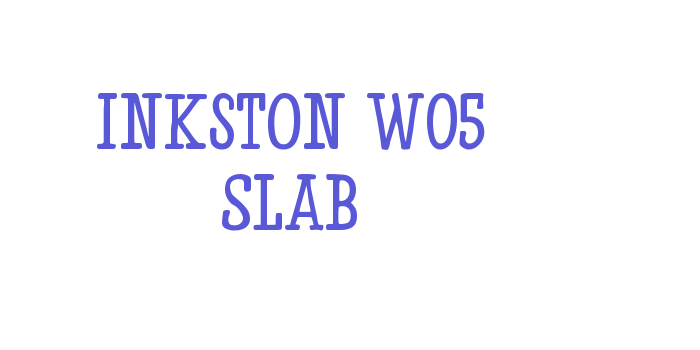 Inkston W05 Slab Font Download