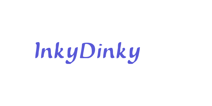 InkyDinky Font