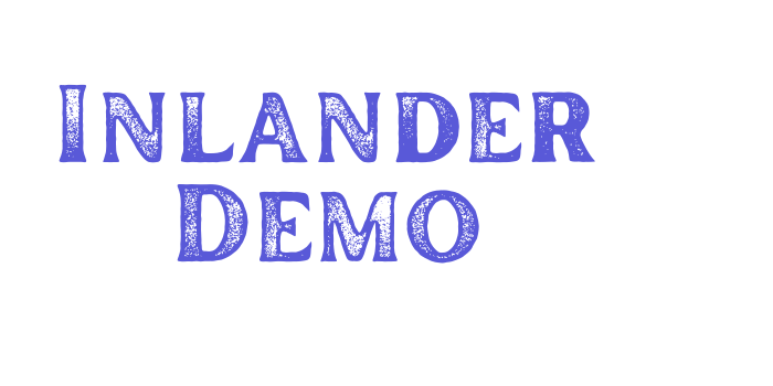 Inlander Demo Font