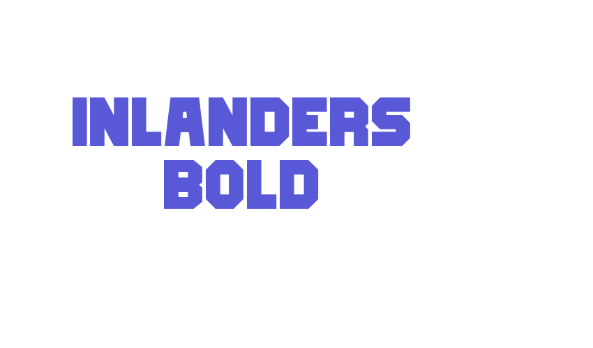 Inlanders Bold Font Download