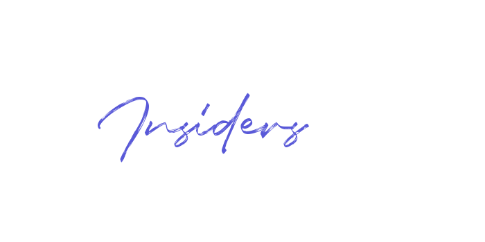 Insiders Font