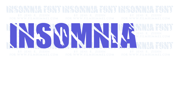 Insomnia font free