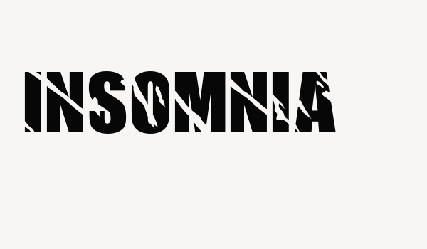 Insomnia Font