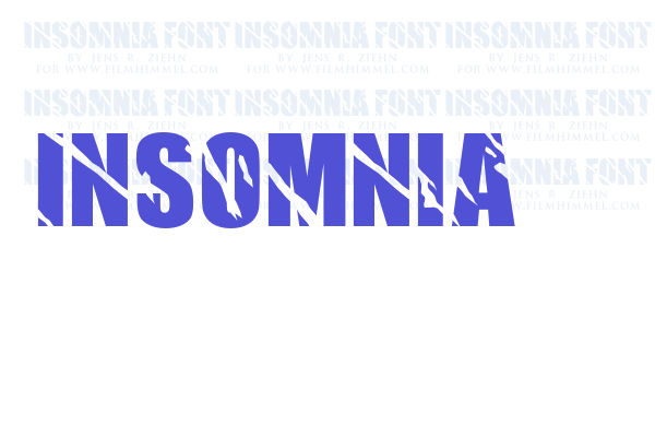 Insomnia Font Download