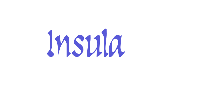 Insula Font