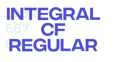Integral CF Regular-font-download