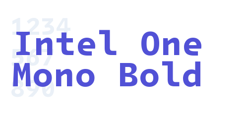 Intel One Mono Bold-font-download