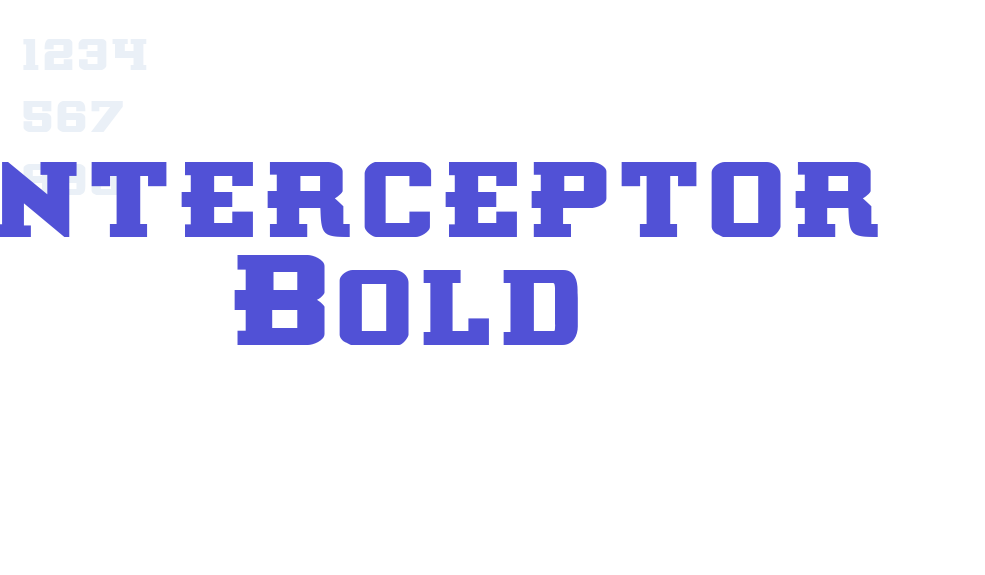 Interceptor Bold-font-download