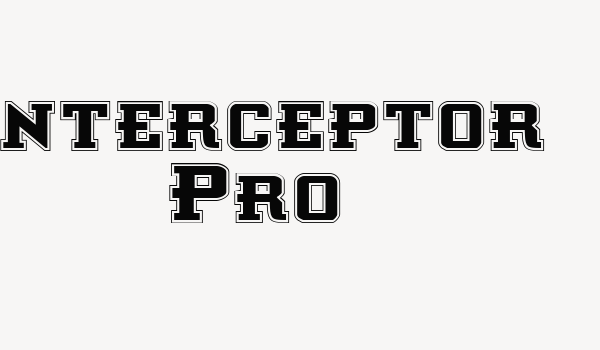 Interceptor Pro Font