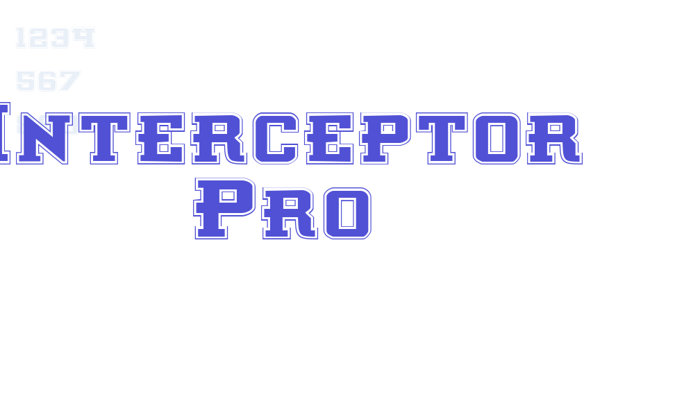 Interceptor Pro-font-download