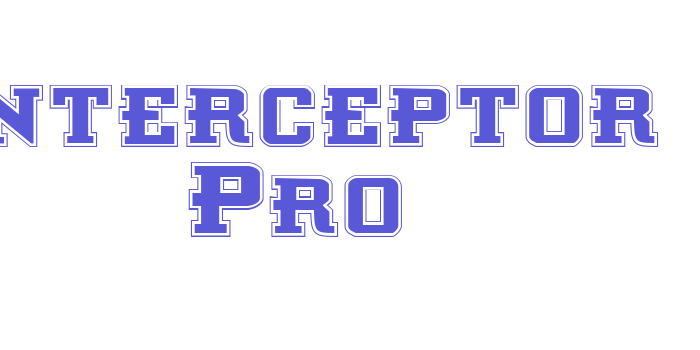 Interceptor Pro Font