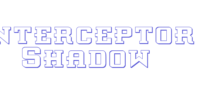 Interceptor Shadow Font Download