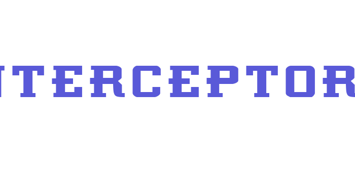 Interceptor Font