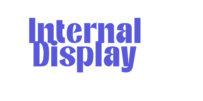 Internal Display Font Download