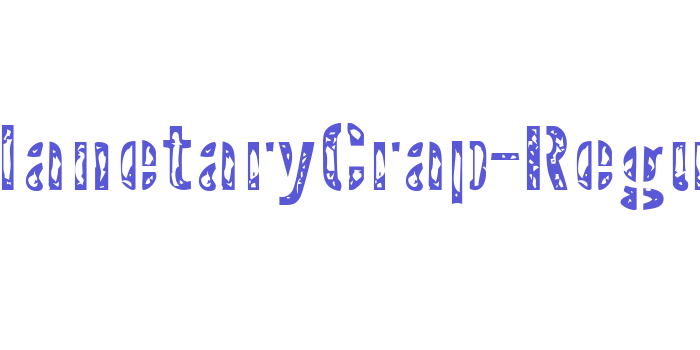 InterplanetaryCrap-Regular Font Download