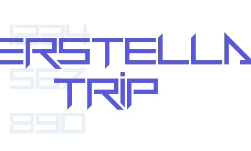 Interstellar Trip Font