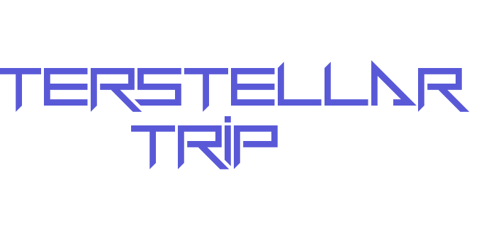 Interstellar Trip Font Download