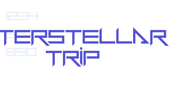 Interstellar Trip font download