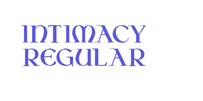 Intimacy Regular Font Download