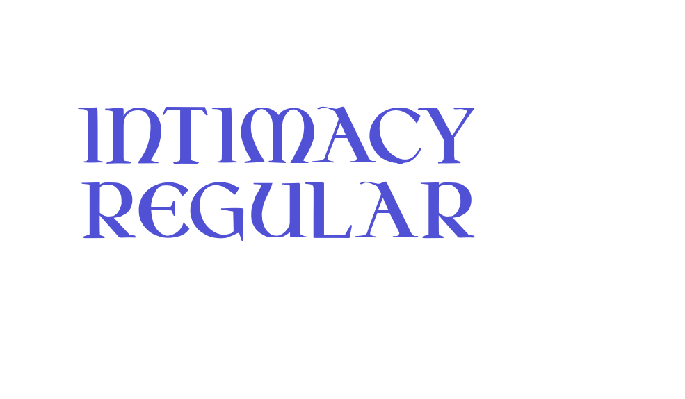 Intimacy Regular-font-download