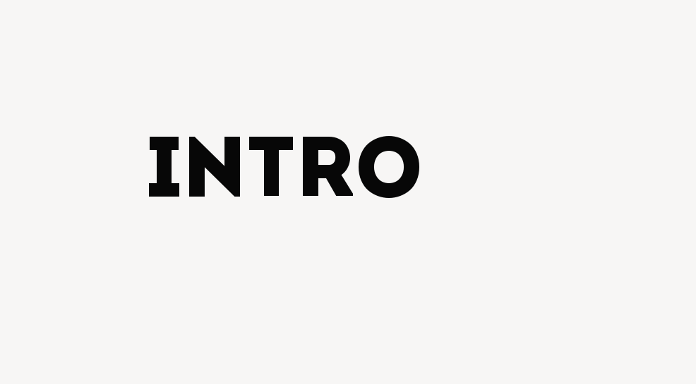 Intro font download