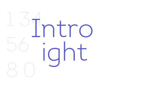 Intro Light Font Download