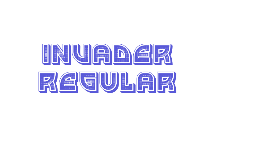 Invader Regular Font Download