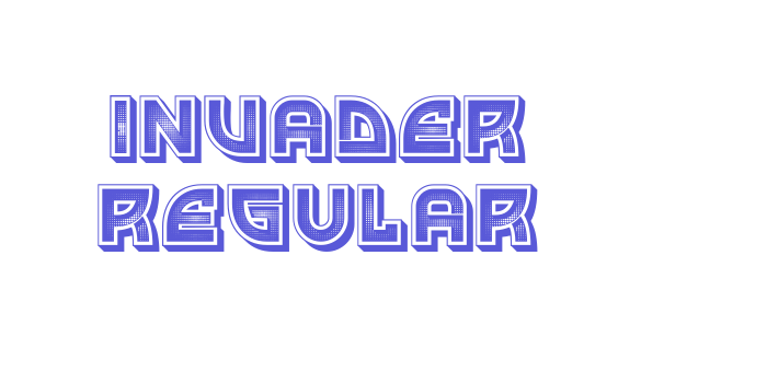 Invader Regular Font Download