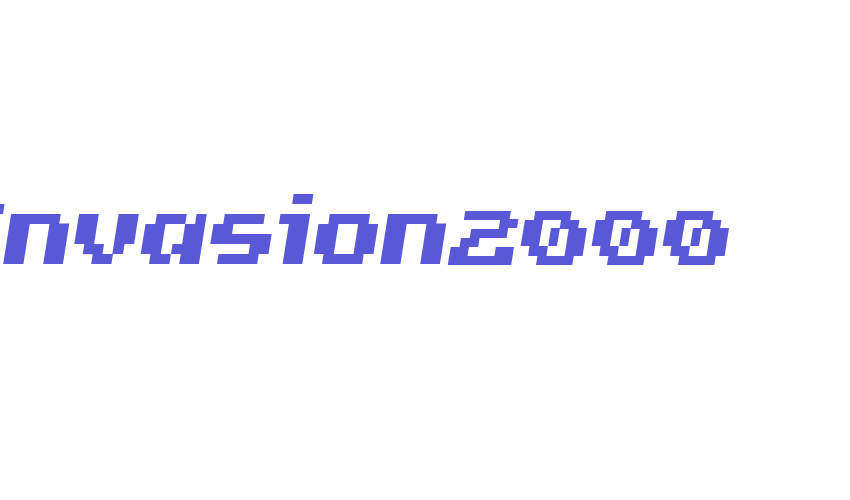 Invasion2000 Font Download