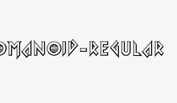 Iomanoid-Regular Font