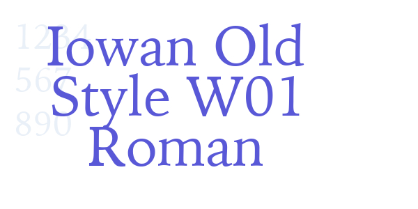 Iowan Old Style W01 Roman font free