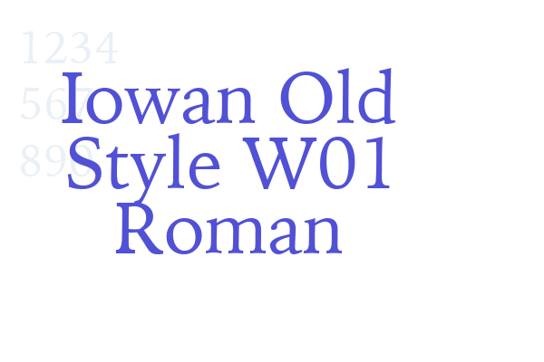 Iowan Old Style W01 Roman