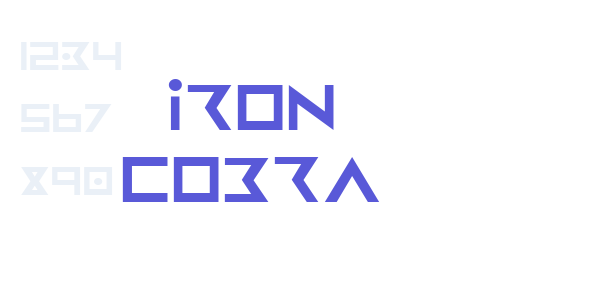 Iron Cobra font free