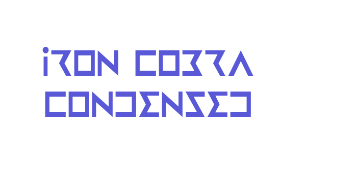 Iron Cobra Condensed Font Download