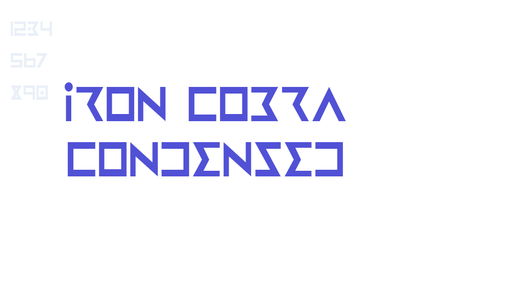 Iron Cobra Condensed-font-download