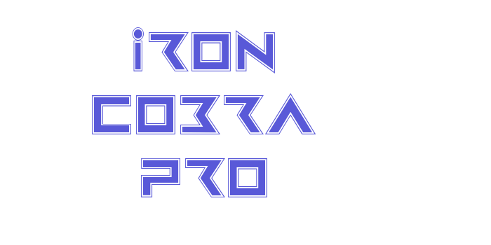 Iron Cobra Pro Font