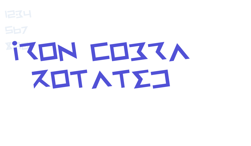 Iron Cobra Rotated-font-download