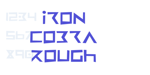 Iron Cobra Rough-font-download