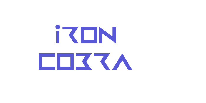 Iron Cobra Font