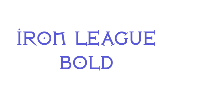 Iron League Bold Font Download