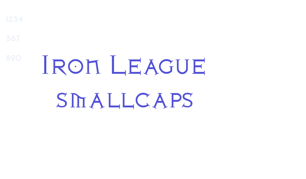 Iron League smallcaps-font-download