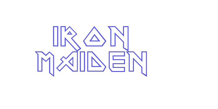 Iron Maiden Font Download