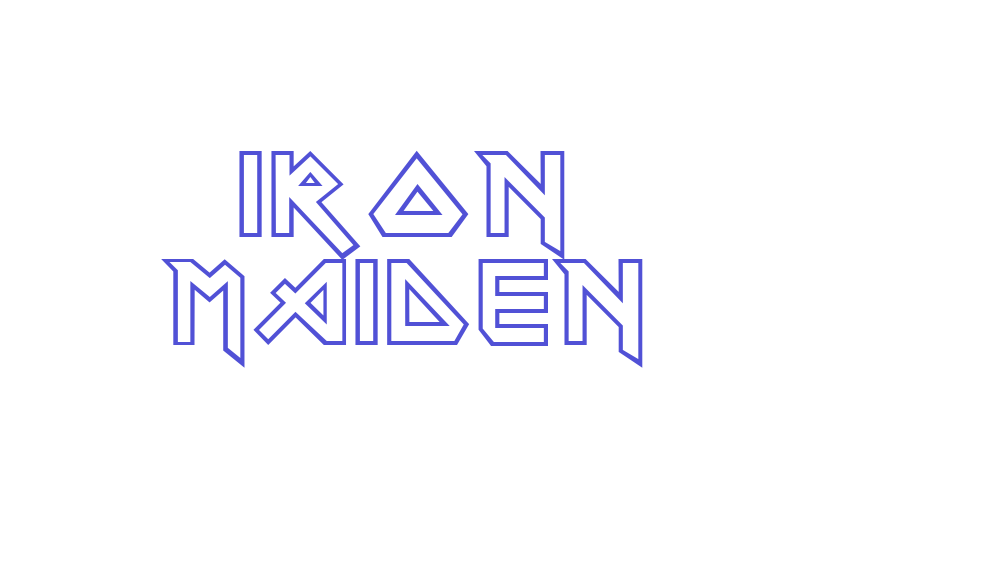 Iron Maiden-font-download