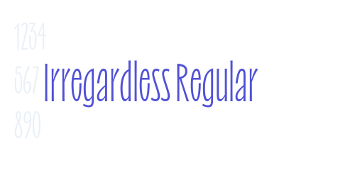 Irregardless Regular-font-download