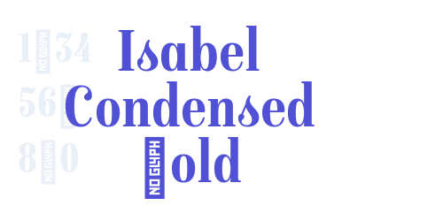 Isabel Condensed Bold-font-download